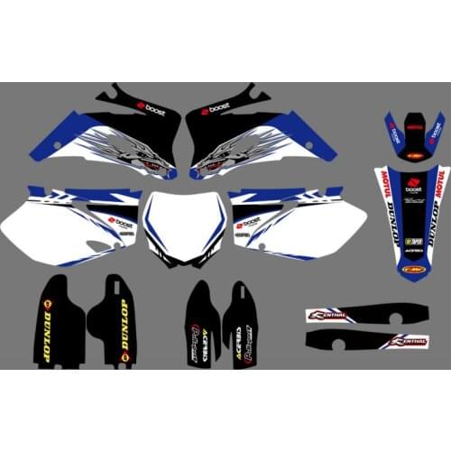 TEAM GRAPHICS & BACKGROUNDS DECALS STICKERS Kits FIT for Yamaha YZ250F YZ450F 2006 2007 2008 2009 YZF250 450 YZ 250F 450F