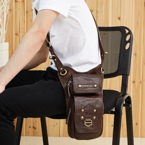 Mens Bag Messenger Bags Genuine Leather Fashion Vintage Casual Flap Mans Shoulder Bags Crossbody Bag Gift For Man Handbags