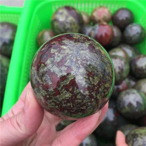 Natural Dragon Blood Stone Crystal Ball Crystal Stone Gemstone Great for Meditation Home Decoration Chakra Reiki Stone