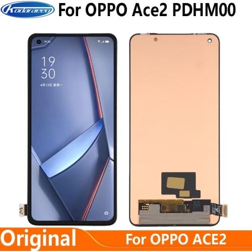 Original AMOLED Display 6.55" For OPPO Ace2 5G PDHM00 LCD Dispaly Screen Touch Digitizer Panel Assembly