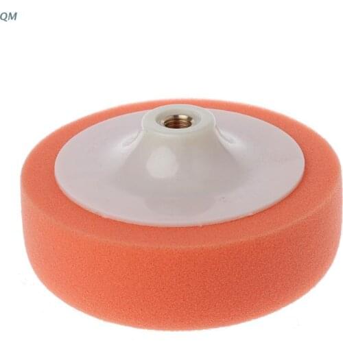 6 Inch 15cm Auto Car Polishing Buffing Polishing Pad Sponge Wheel Waxing Orange 13MF