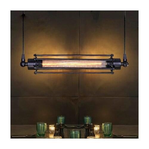 American Country RH Industrial Pendant Lights Fixture Nordic Retro Metal Droplight Home Indoor Lighting Restaurant Cafes Lamps