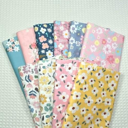 160x50cm Plant Flower Twill Cotton Printed Sewing Fabric Handmade Bedding Clothes Decoration DIY Photo Props Cloth