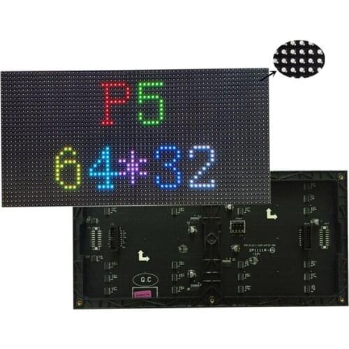 LED Matrix P5 Indoor 320x160mm 64*32Pixels SMD2121 1/16S HUB75 Full Color LED Display Module