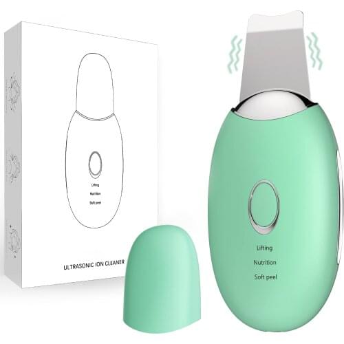 Ultrasonic Face Skin Scrubber Deep Cleaning Facial Cleaner Remove Dirt Blackhead Skin Lifting Ultrasound Scrubber