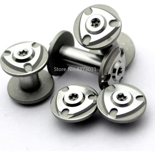 2Pcs Stainless Steel Screws DIY Knife Material Making handle screws T8 tool handle nail lock screws Fk12