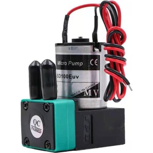 Inkjet Printer Spare Parts Solvent Printer Pump 3W 24V DC SYPDA 100ml-200ml Small Ink Pump MV-SD100Euv DIAPHRAGM PUMP