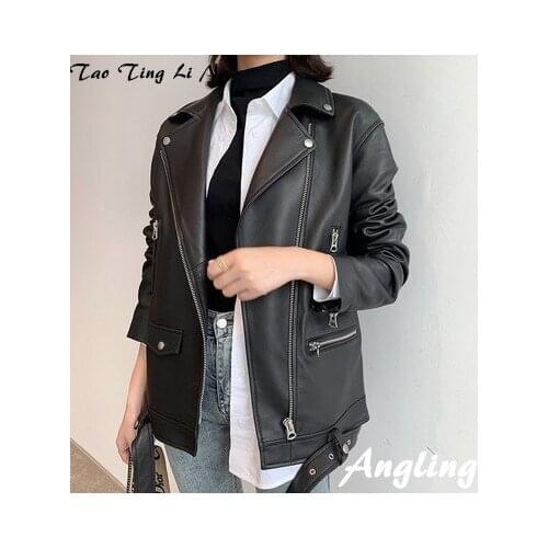 Top brand Women Spring 2020 Genuine Real Sheep Leather Jacket R16 high quality