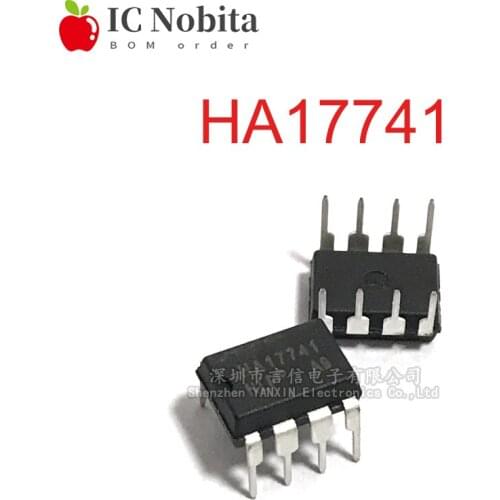 5PCS HA17741 DIP8 HA17741P DIP 17741 DIP-8 High-performance Operational Amplifier Chip IC New