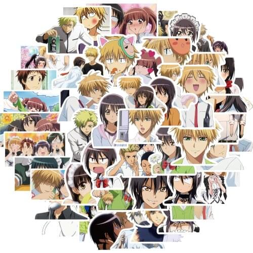 50pcs Japanese Anime President Is Maid Adult Stickers Cartoon IPad Suitcase Notebook DIY Stickers