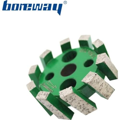 Boreway Supply A Piece Of D50*20T*10H High Quality Diamond Sintered Standard Stubbing Grinding Wheels For Stone Processing