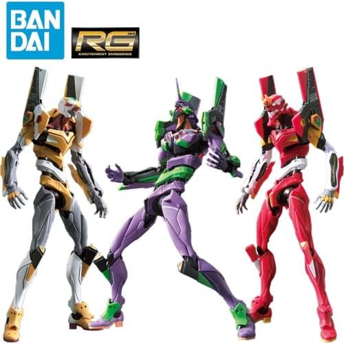 Bandai RG Original Evangelion 01 Ayanami Rei 02 Production Model EVA00 PROTOTYPE Nagisa Kaworu Asuka Langley Soryu Model Boy Toy