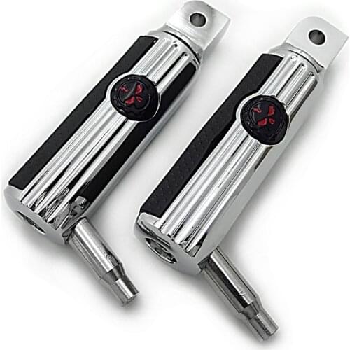 Aftermarket free shipping motorcycle parts Defiance Footpegs For Harley passenger 2018-later Softail Slim FLSL Breakout FXBR