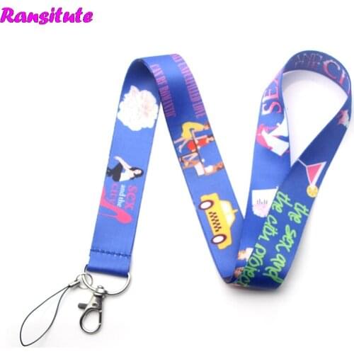 Ransitute R243 Sexy City Key Lanyard ID Badge Holder Animal Phone Neck Strap With Keyring Doctor Nurse ID Lanyard