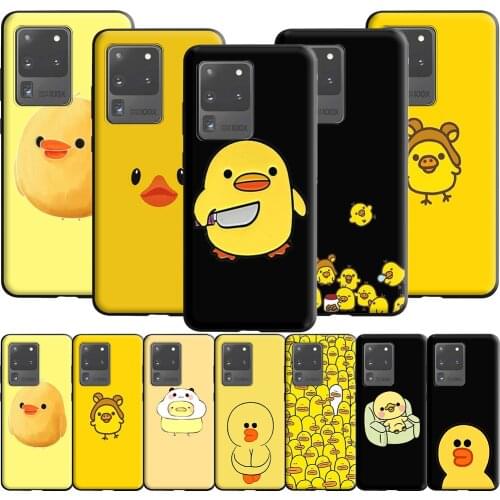 Cute Duck Animals Case for Samsung Galaxy A5 A6 A9 M11 M30S M21 M31 M31S S21 S21S S30 Plus Ultra M51 A02 A12 A32 A52 A72 F62 M62