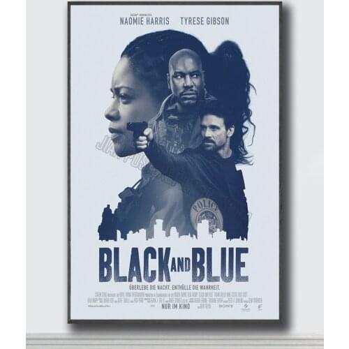 NJ127 Black and Blue Movie 1 Silk Posters and Prints wall art Art Poster Home Decor