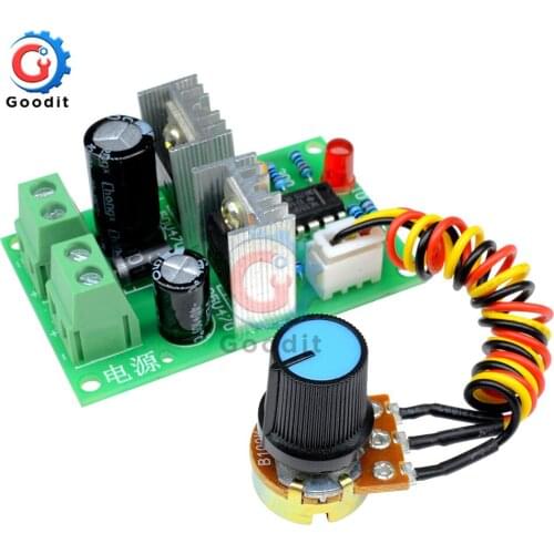DC 12V-36V Pulse Width PWM Motor Speed Controller Regulator DC Motor Speed Regulator Controller Switch 12V 24V 3A
