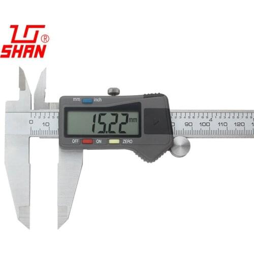 Electronic Plastic Digital Vernier Calipers 0-200mm 0.01mm High precision Stainless Steel large LCD Caliper gauge Measuring tool