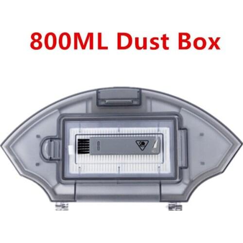 800ML Vacuum Cleaner Dust Box Hepa Filter for Ecovacs Deebot OZMO U2 U2 Pro Robotic Vacuum Cleaner Parts Accessories Replacement