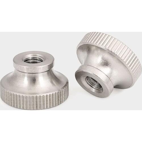 Stainless steel high head kameer nut hand screw nut blind hole through hole advertising decoration nail M3M4M5M6M8M10