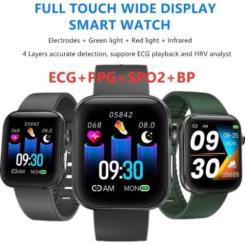 GT2 Full Touch Screen Smartwatch Smartwearable Device With Heart Rhythm ECG Detector Color Screen Smartwatch
