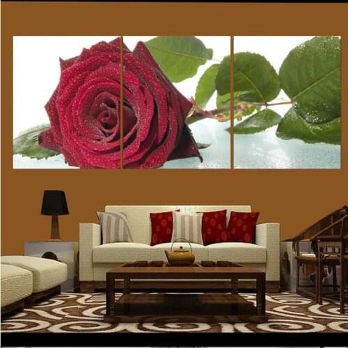 Canvas Painting Kits Three-picture Spray Painting Coloring Modern Wall Pictures For Living Room Bedroom cuadros decoracion