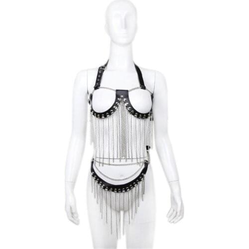 Leather Chain Sexy Clothing Sex Toys For Women Stage Performance Couples Toys