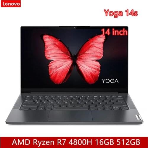 Lenovo YOGA 14S 2021 AMD Ryzen 7 14-inch Full Screen Lightweight Notebook R7 4800H 2.8K 90Hz High Refresh Rate Screen