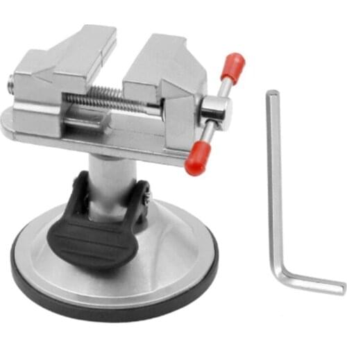 Table Vise Household Workbench Toggle Clamp Pliers Adjustable Jaw Screw Quick Positioning Fixture 360 Degree Rotating