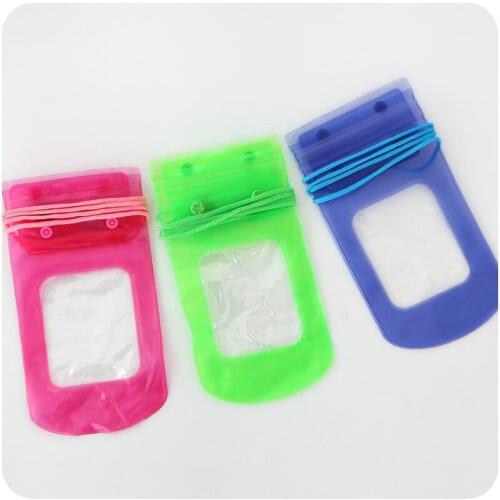 Swimming underwater camera phone case, hot spring diving and rafting universal hanging neck waterproof bag