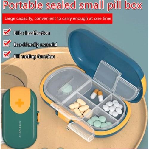 Portable Sealed Small Pill Box Travel Medicine Storage Medicine Storage Box