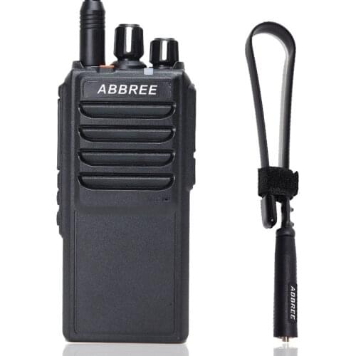 ABBREE AR-25W Walkie Talkie UHF 400-480MHz Output Power 25W 10W 5W 10Km Range Two Way Radio 4000mAh Battery +Tactical Antenna