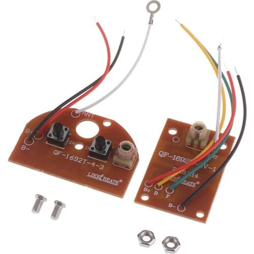 New 2CH RC Remote Control 27MHz Circuit PCB Transmitter & Receiver Board Radio System For Toy Car