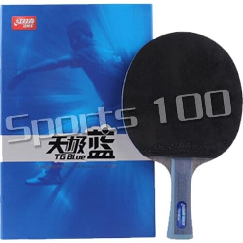 DHS TB series table tennis racket Table tennis racquet ping pong TG BLUE + Tin Arc Sponge pimples in rubbers TB2/TB6