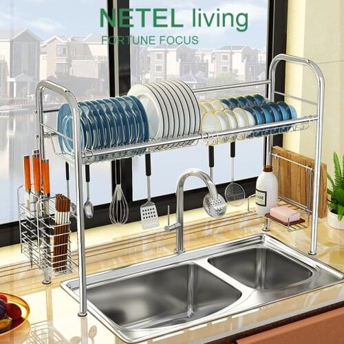 Сушилка для посуды Storage for Kitchen supplies Sink Rack Kitchen Drain Rack Dish Storage Shelf Sink Drain