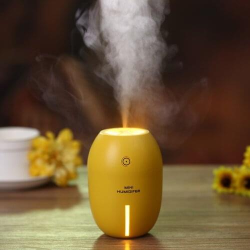 Ultrasonic Mist Maker Fogger USB Mini Air Humidifier for Home 180ML Air Purifier Freshener Car Humidifiers with Led Light