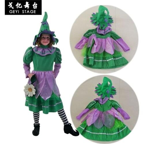Oz magic vase green vase elf Fada suit Jingdang garden Fada Cosplay Halloween Costume