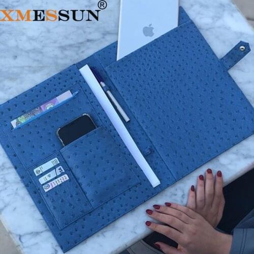 XMESSUN 2021 New A4 File Folder Big Capacity Document Bag Simple Business Briefcase Paper Ipad Storage Bag Student Gifts