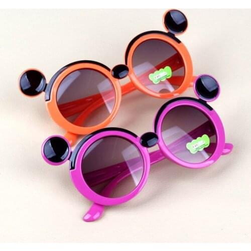 Lovely Kids Sunglasses Girls Boys Shiny Bowknot Sun Glasses Lovely Cat Children Eyewear Fashion Gradient Eyeglasses UV400 2022