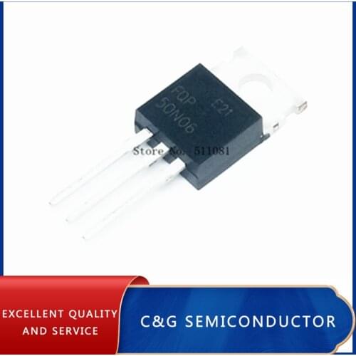 10pcs 50N06 SFP50N06 FQP50N06 KIA50N06 - 60V N-Channel MOSFET