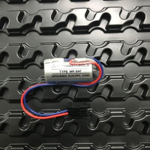 10pcs/lot New Original ER17330V MR-BAT CNC 3.6V 1700mah PLC Lithium Battery Batteries with Plug Free Shipping