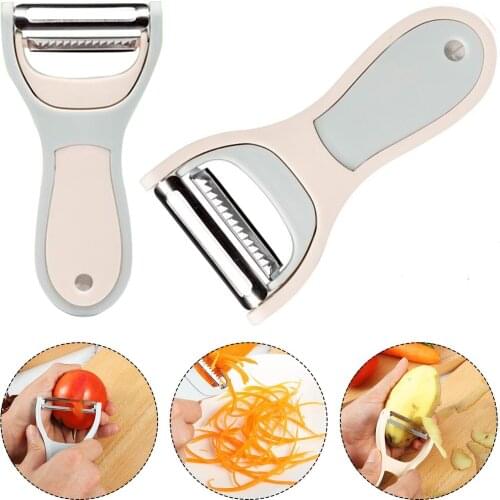 2 in 1 Kitchen Sharp Fruit Peeler Multi-purpose Home Y Shape Peeler Metal Vegetable Fruit Skin-peeler Slicer Sharp Blade Tools