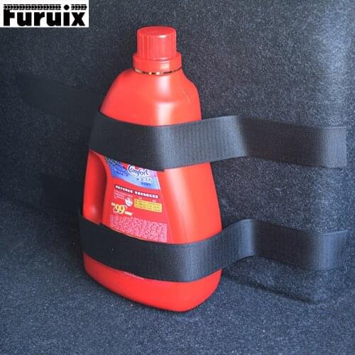 4Pcs/Set Hot Car Fire Trunk Extinguisher Sticker nylon tape Belt Net Car Trunk Storage Bag Magic Tape Hook Loop Strap Stickers