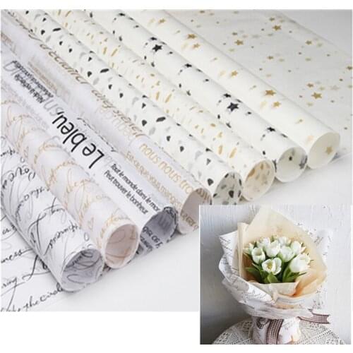 50sheet DIY Tissue Paper Flower Packaging Paper Bouquet Decor Handmade Craft Paper Wine Gift Wrapping Paper