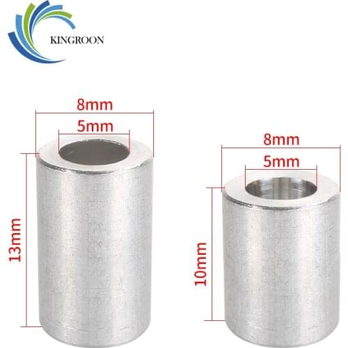 1pc 5mm Bore Aluminium Spacer Isolation Column Openbuilds V-slot Separate Pillar Quarantine 3D Printer Parts ReprapPulley for