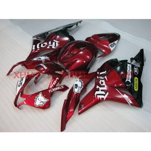 For Honda CBR600RR 2009 - 2012 Fairing Kits CBR600 RR 09 10 Fairing for Honda CBR600RR 09 10 Pearl Red Drog 6 Bodywork