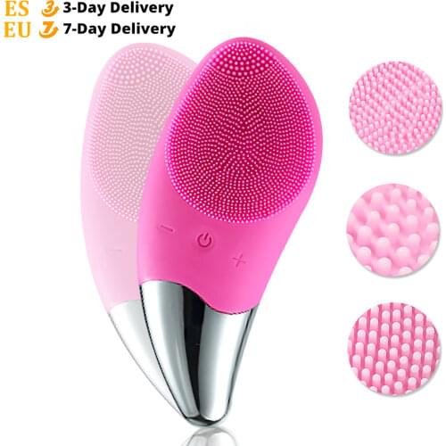 DIOZO Mini Electric Facial Cleansing Brush Silicone Sonic Face Cleaner Deep Pore Cleaning Skin Massager Face Brush Device