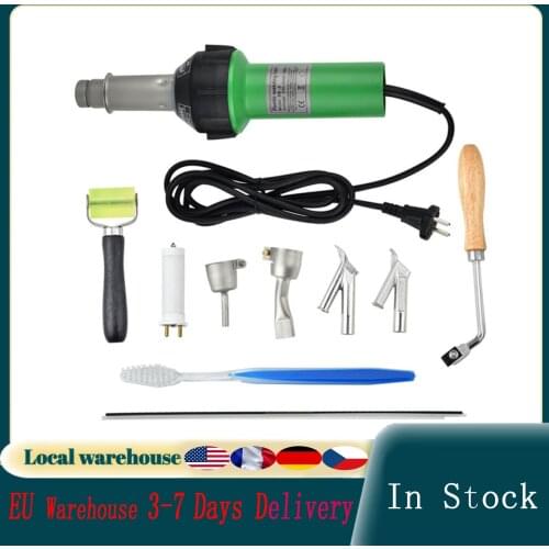 1600W Heat Gun Industrial Electric Hot Air Gun Hair Dryer Hairdryer PP PVC Plastic Welding Torch Hand-Held Thermal Power Tool