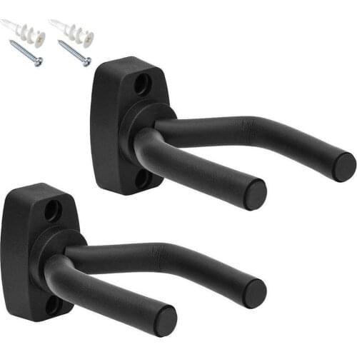 Guitar Hook Guitar Stand Wall Mount 2 pieces for acoustic guitar, classical guitar, electric guitar, bass guitar, ukulele