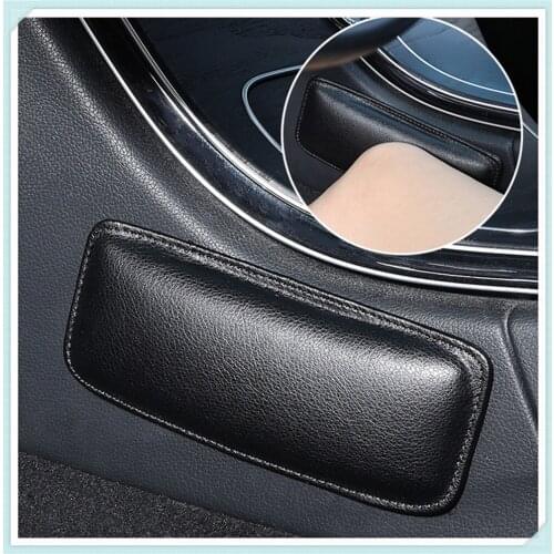 Leather Car Knee Pad Cushion Interior Pillow Elastic for Audi 2001 2002 2003 2004 A4 B6 B7 2000